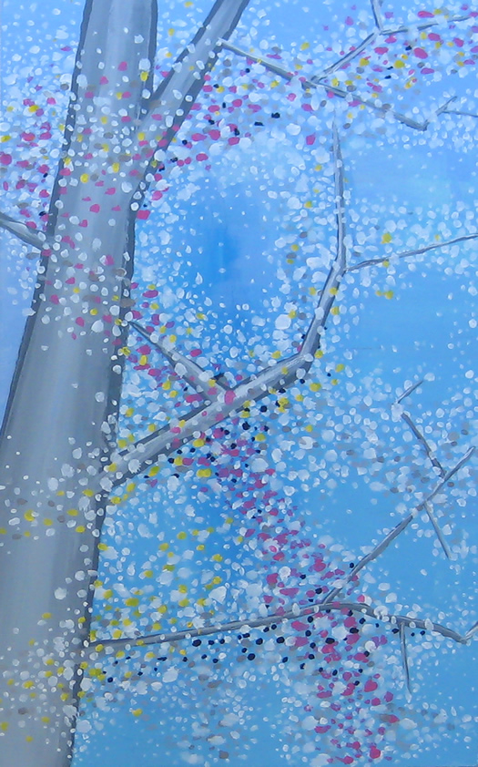 Last Freeze "Last Freeze" 2011, Acrylic on Masonite, 15 x 24